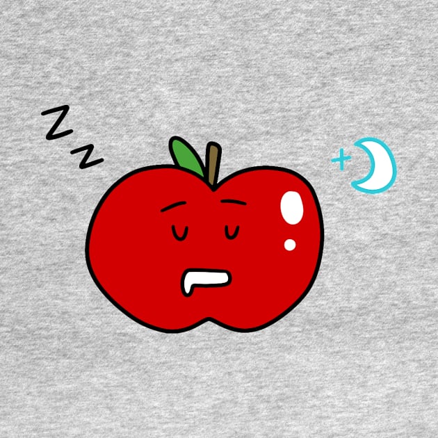 Sleepy Red Apple by saradaboru